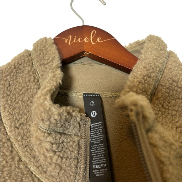 NWT Lululemon Mens High Pile Fleece Vest- Size XXL - Picture 5 of 9